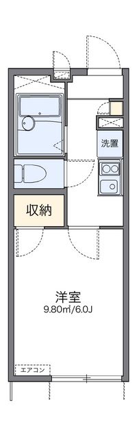 レオパレステラスつばさ 間取り図