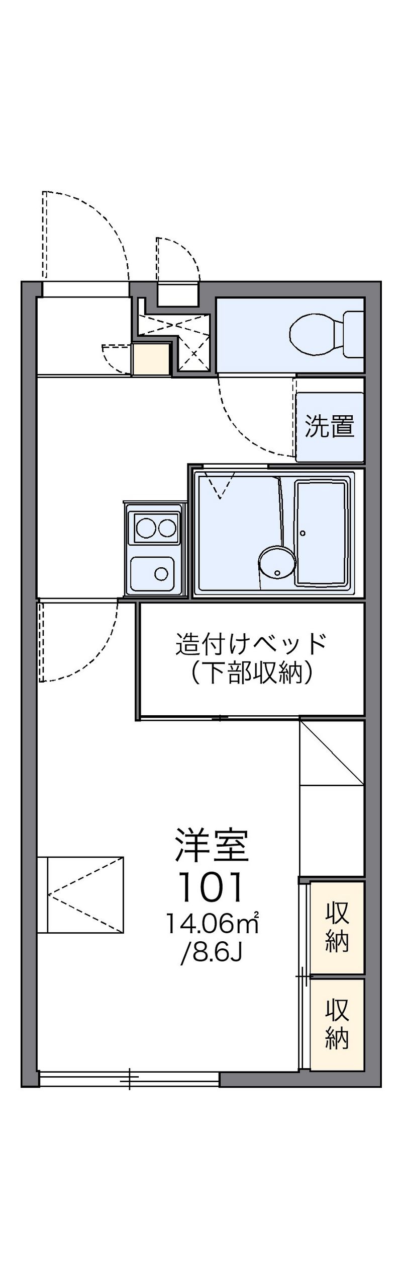 レオパレスＯＡＳＩＳ 間取図
