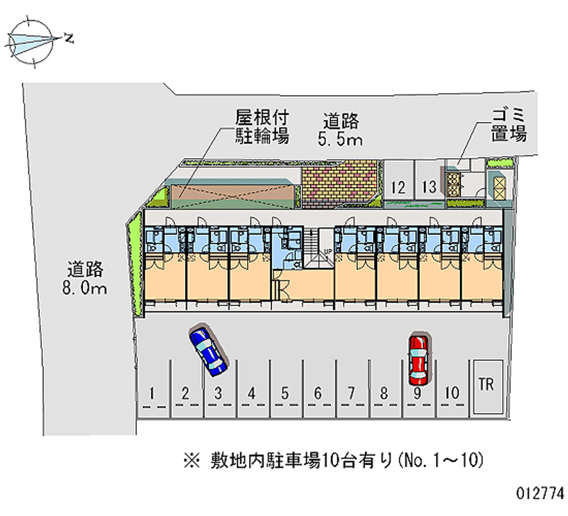 レオパレス藤本Ｉ 月極駐車場