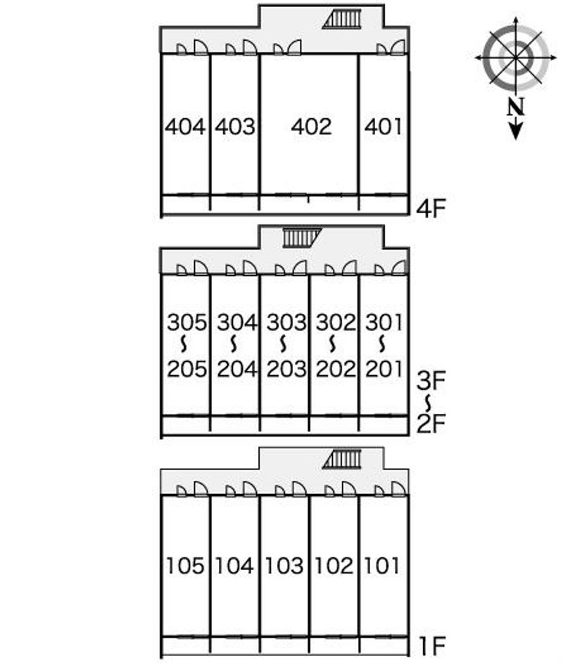 レオパレスエムエムワン 間取配置図