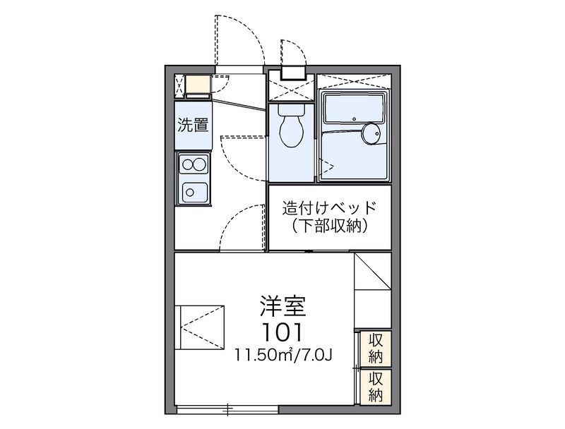 レオパレスマドンナ 間取図