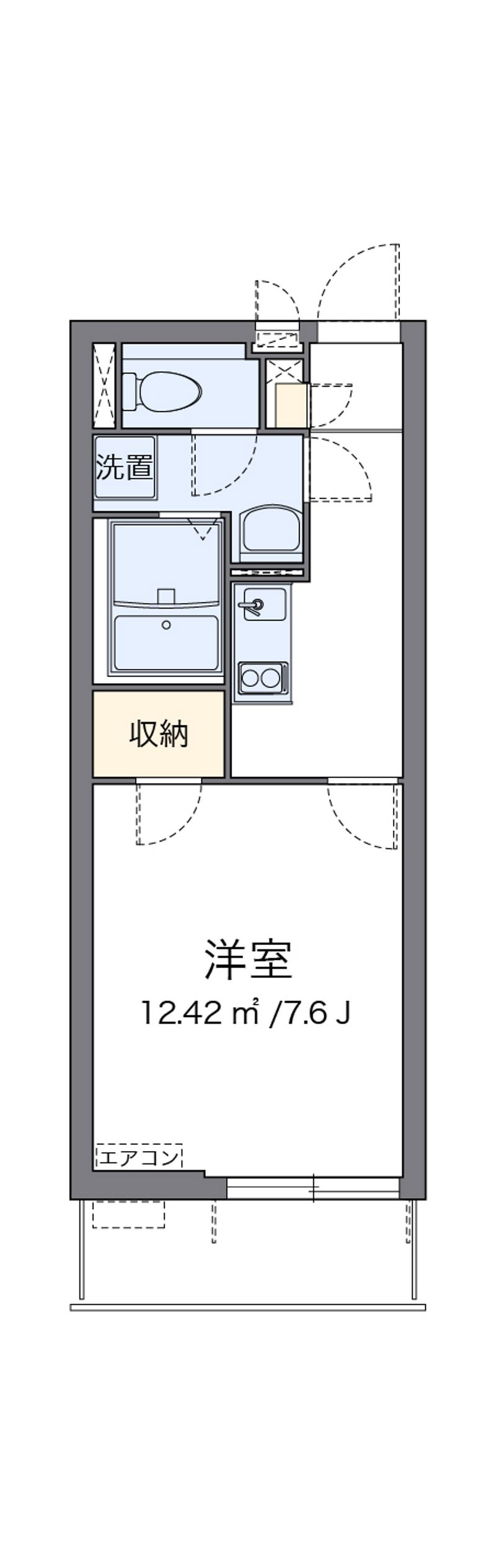 クレイノニューメイプル 間取り