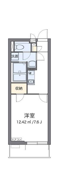 クレイノニューメイプル 間取り図