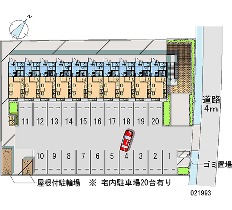 21993月租停車場