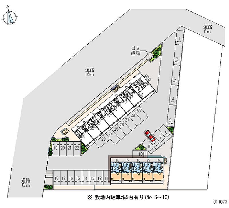 11073月租停车场