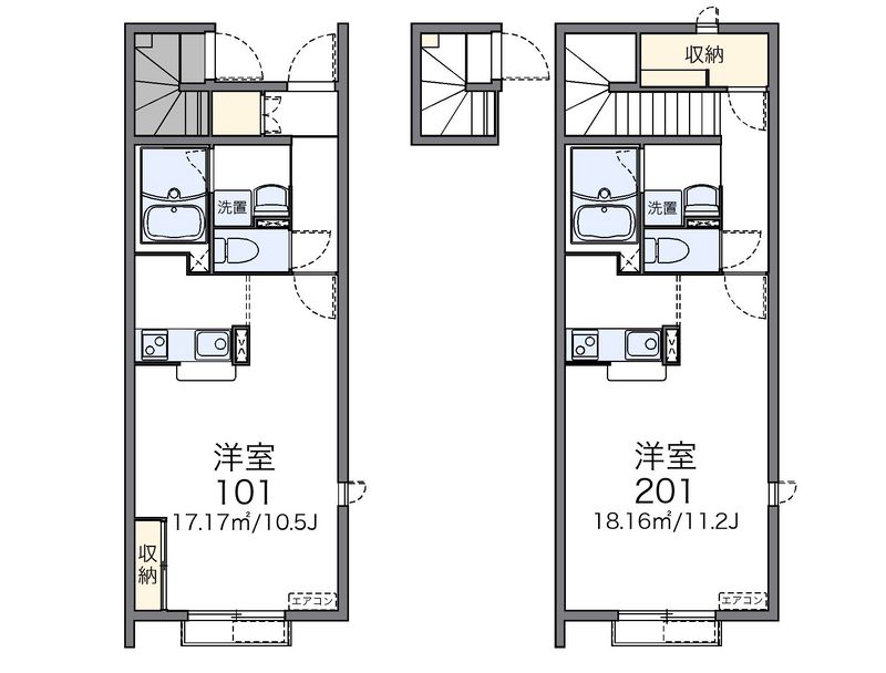 レオネクストハピネスしだみ 間取図