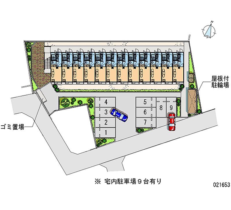 レオパレスルミエール 月極駐車場