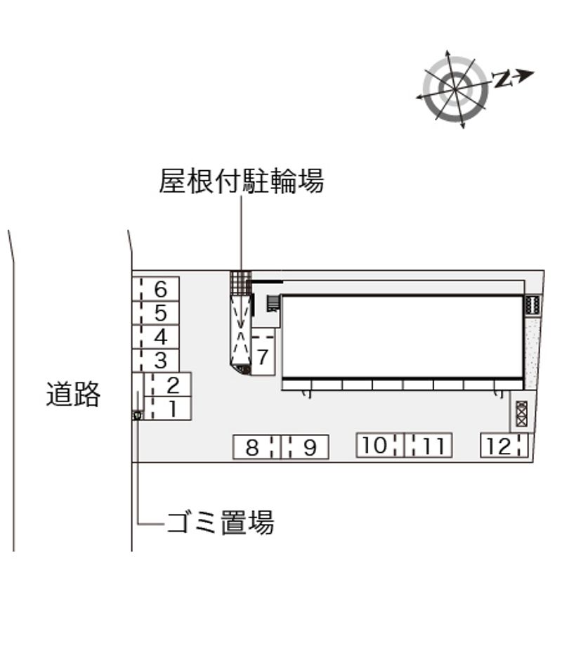 レオネクストコミンチャーレ九条 配置図