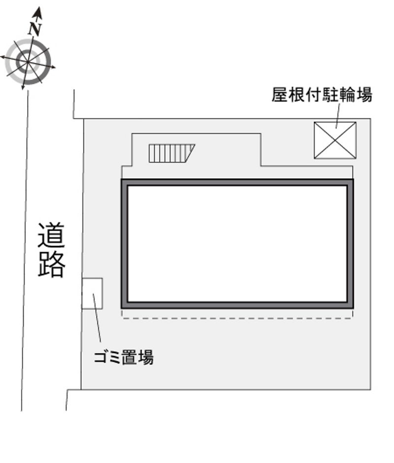 レオパレス大塚ハウス 配置図