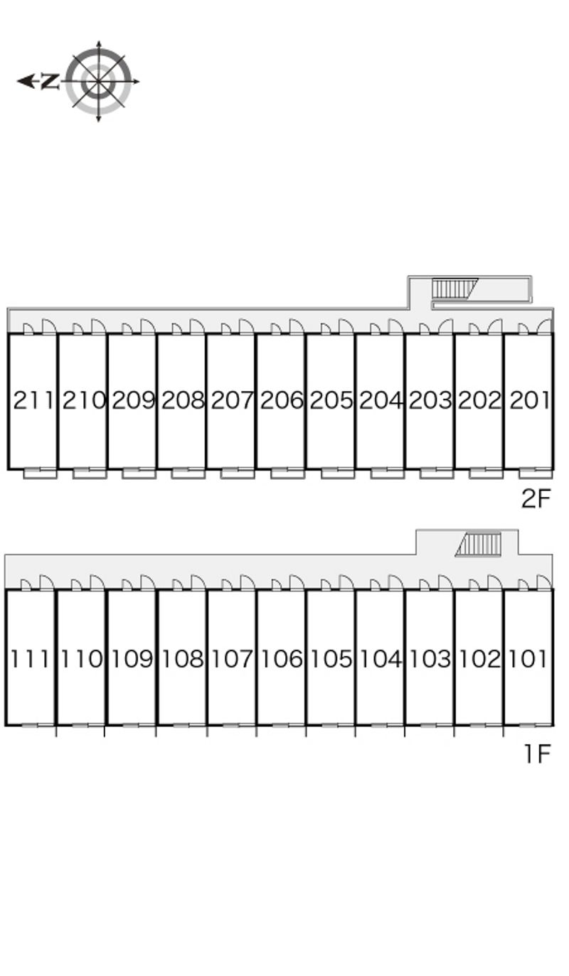 レオパレスコンフォート 間取り配置図