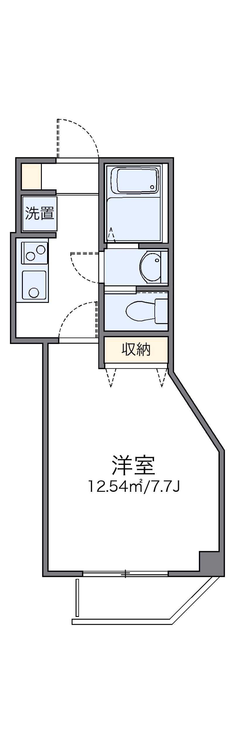 レオパレスエクセルハイツ高島平 間取図