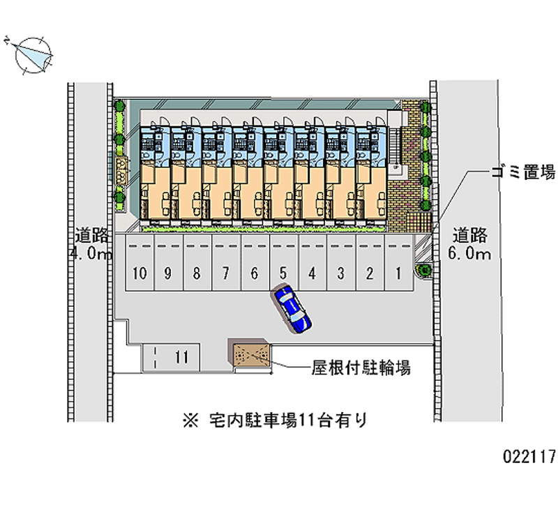 レオパレス榊 月極駐車場