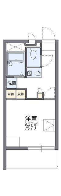 レオパレスＱ 間取り図