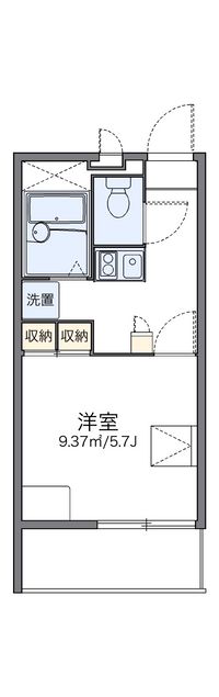 レオパレス南風 間取り図