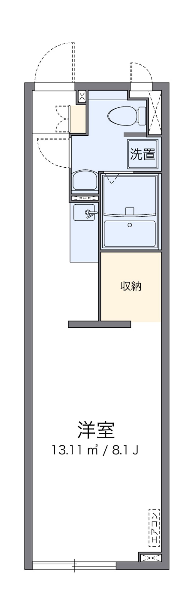 レオパレス新築６０４７９ 間取り