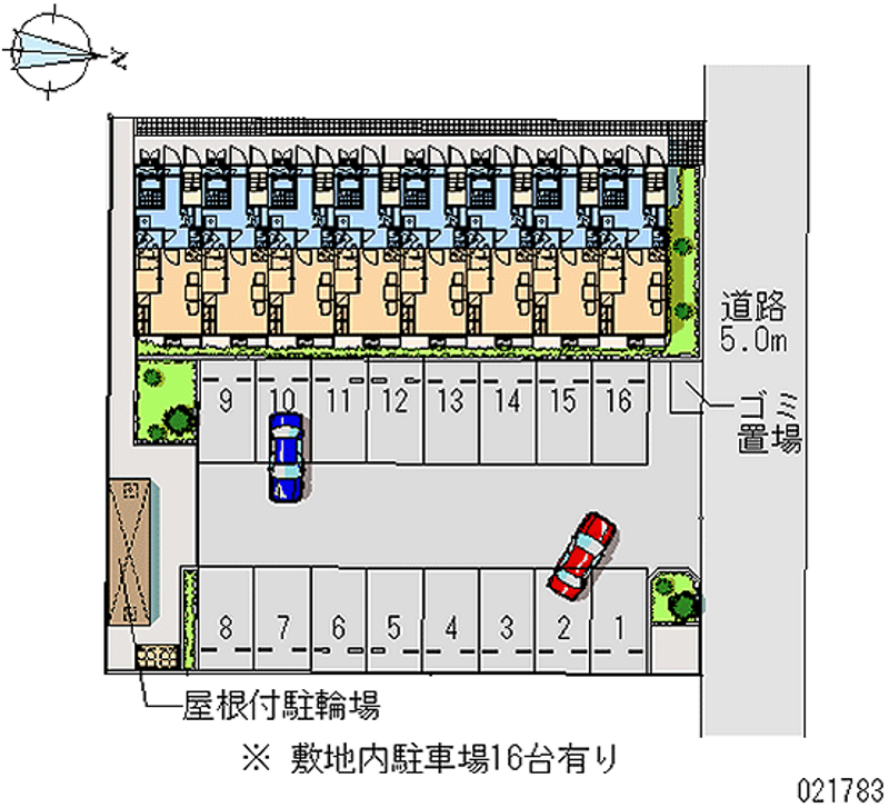 レオパレスグリーンハウス龍 月極駐車場