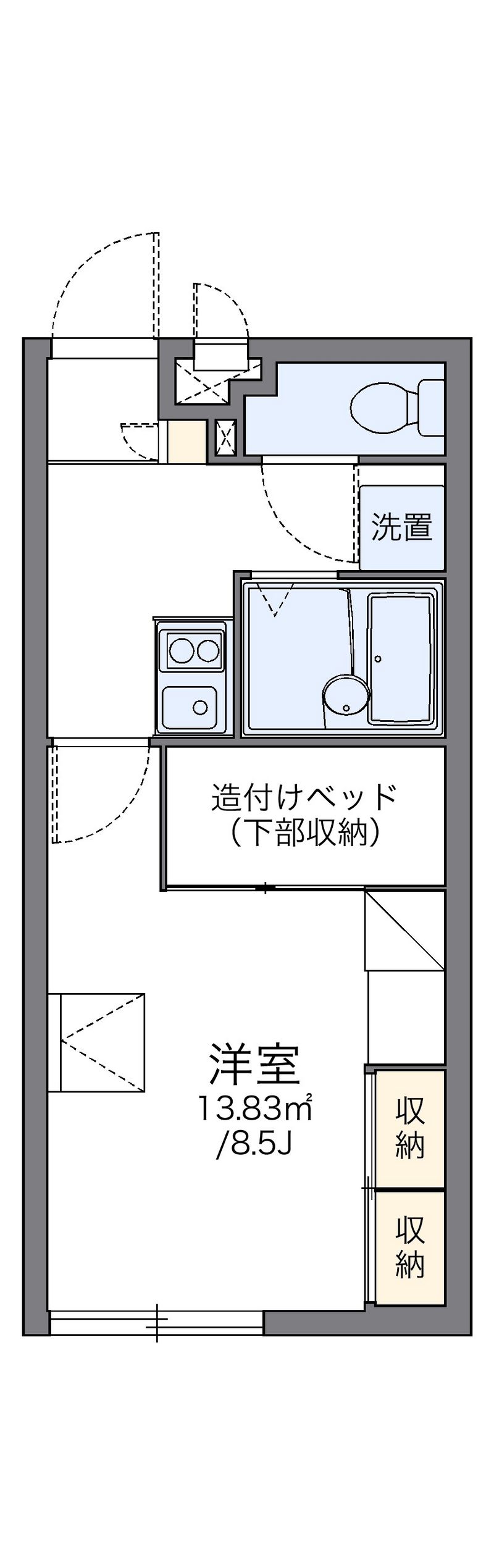 レオパレスＴＩＩＤＡ 間取図