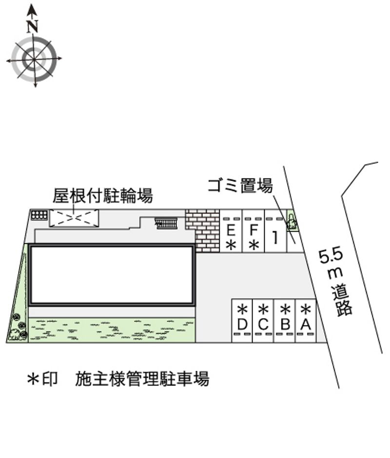 レオパレスアーク 配置図