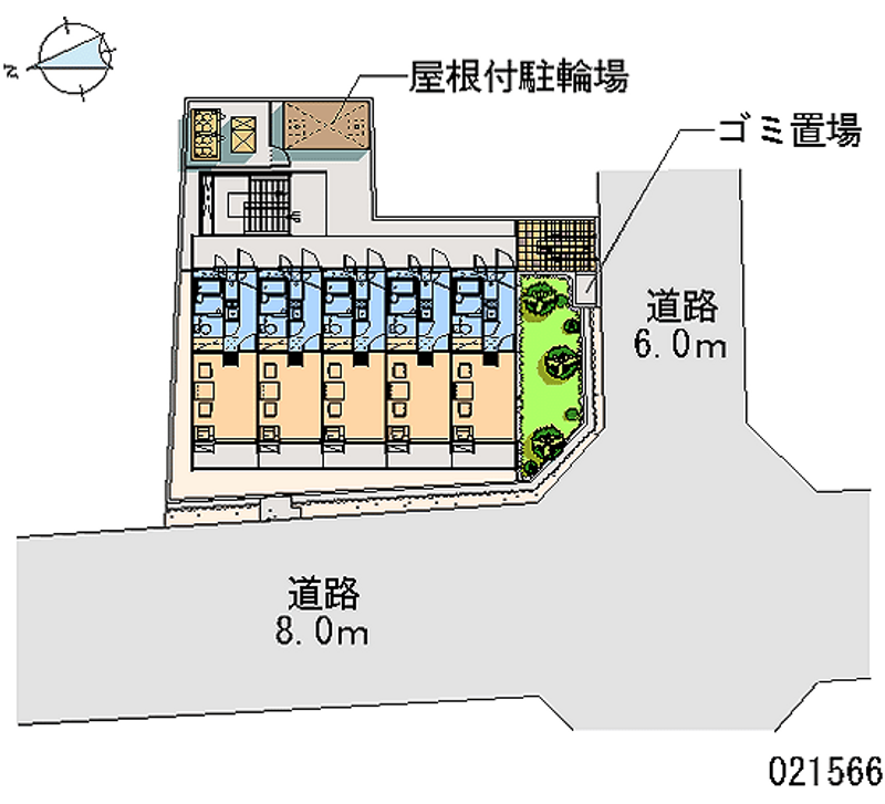 レオパレスカルチェ 区画図