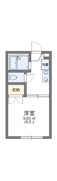 レオパレスサザンキャッスル 間取り図