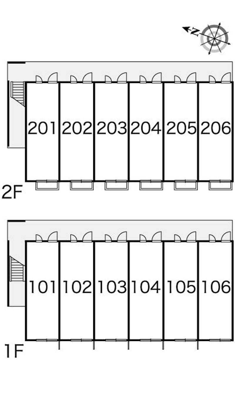 レオパレスｐａｒｔｉｒｅ 間取配置図