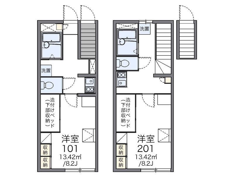 レオパレスＳｕｎ　Ｒｉｓｅ 間取図