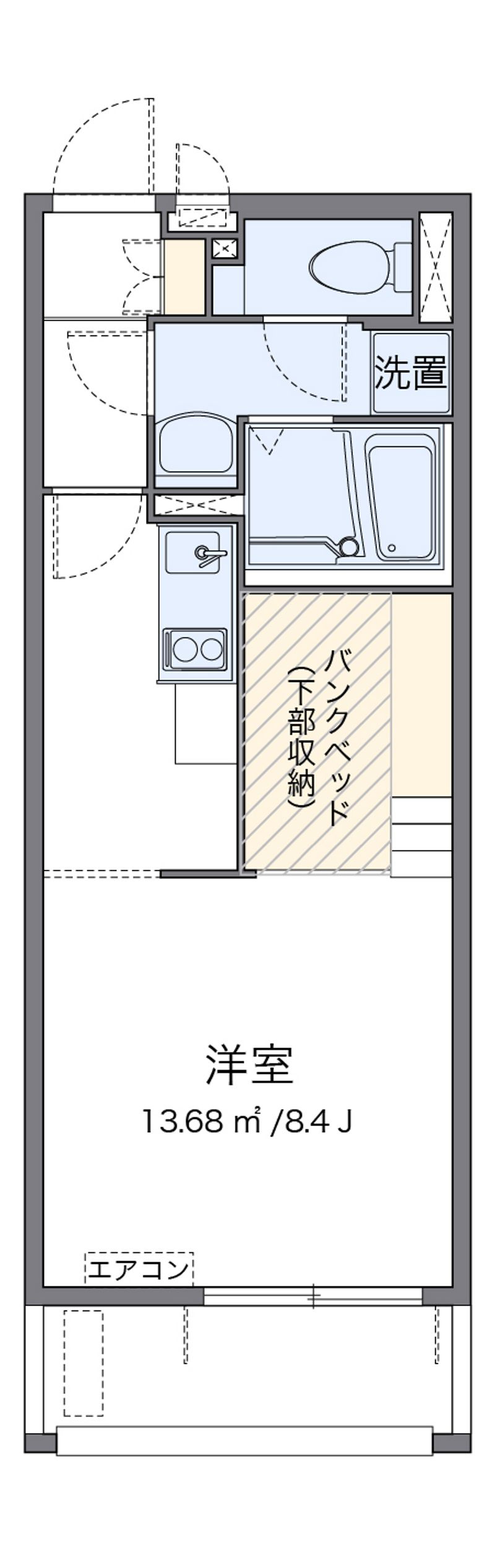 ミランダ万場山Ⅰ 間取り