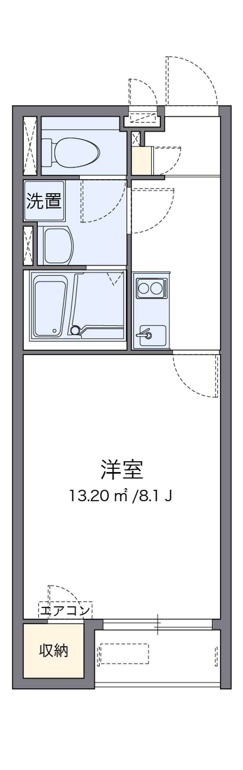クレイノグリー柳沼 間取図