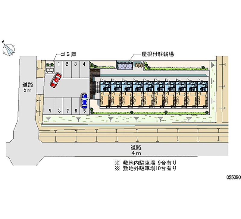 25090 Monthly parking lot