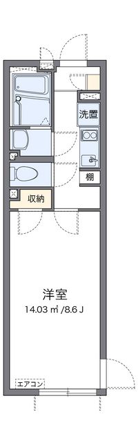 レオネクスト玻璃器 間取り図