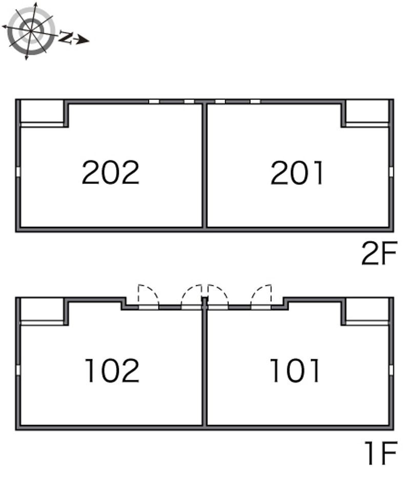 レオネクストセレッサⅡ 間取配置図