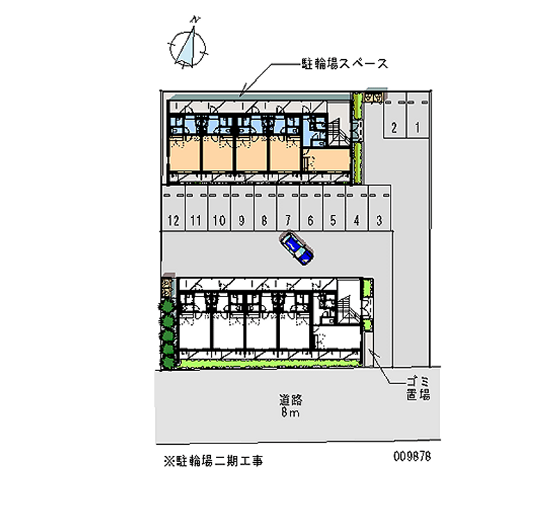 09878 bãi đậu xe hàng tháng