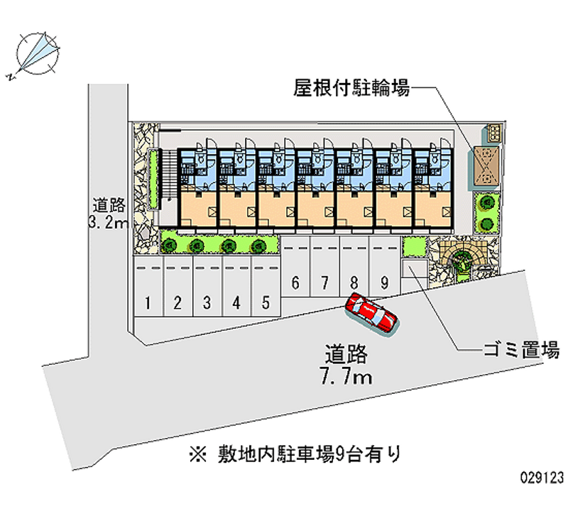 レオパレス新安城 月極駐車場