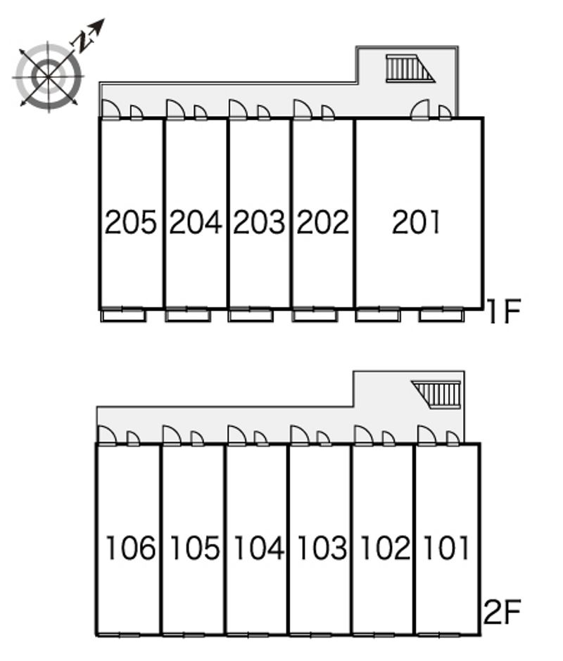 レオパレスエタップ 間取配置図