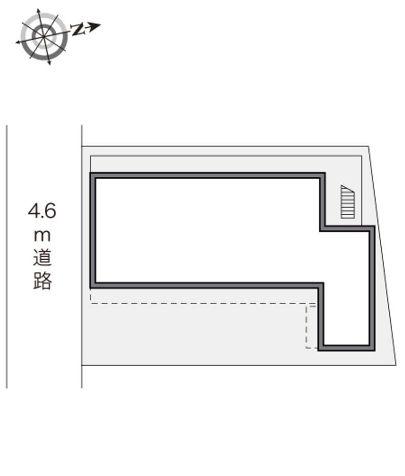 レオパレスハーモニーハイツ中野 配置図