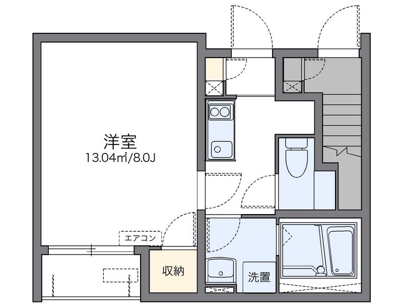 レオネクストゆず 間取図