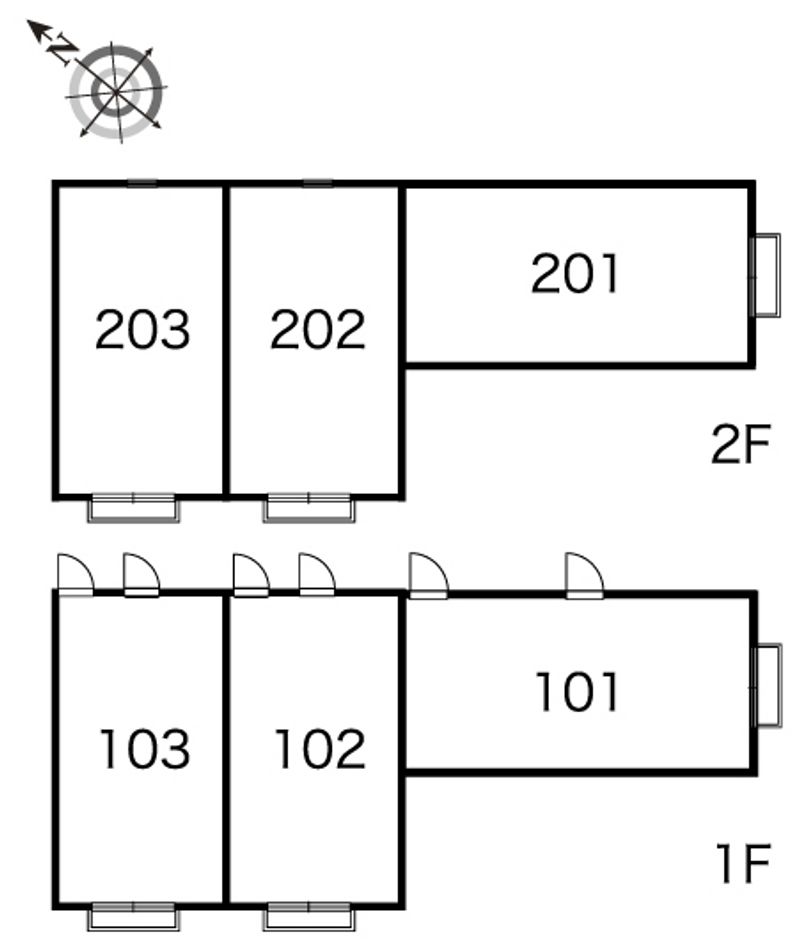 レオパレスベール 間取り配置図