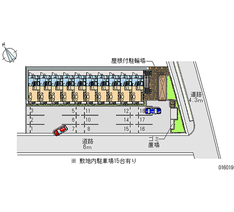 16019 Monthly parking lot