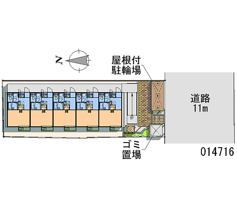 レオパレスクレールアピテ 区画図