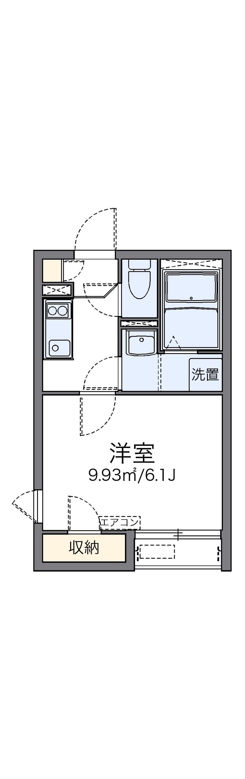 レオネクストコーポ花ノ木 間取図