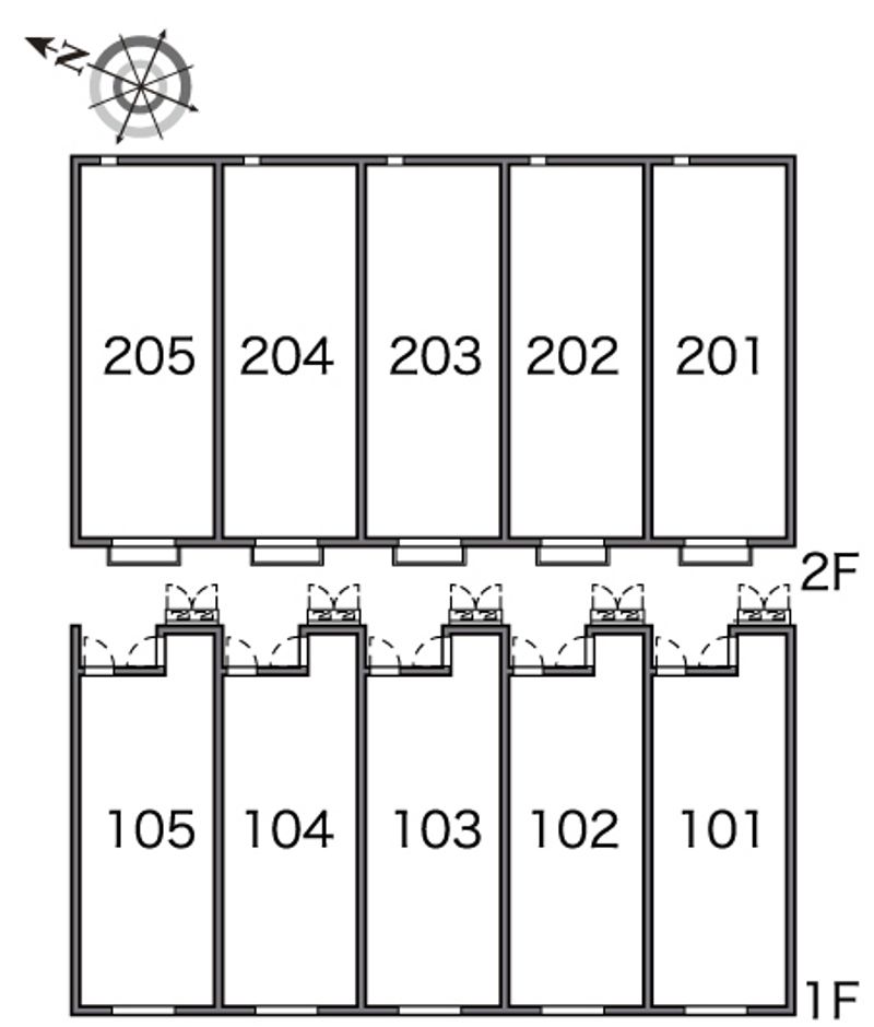 レオネクストヴァルハラ 間取配置図