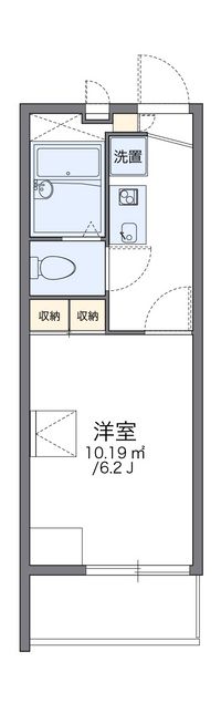 レオパレス清水 間取り図