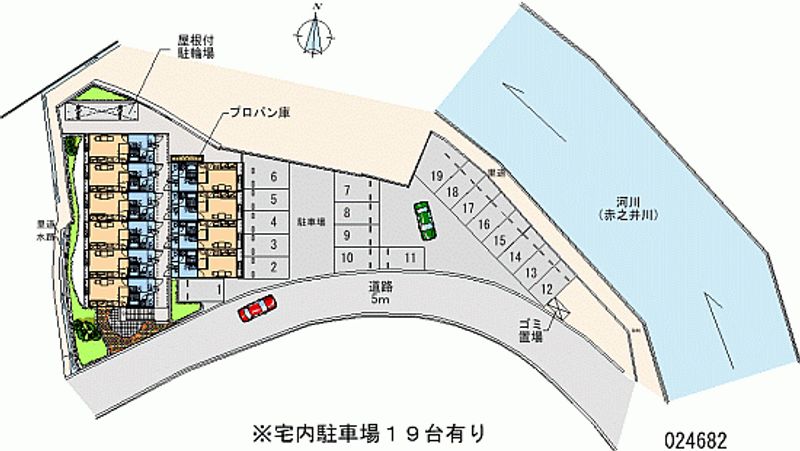 レオパレスコスモ 月極駐車場