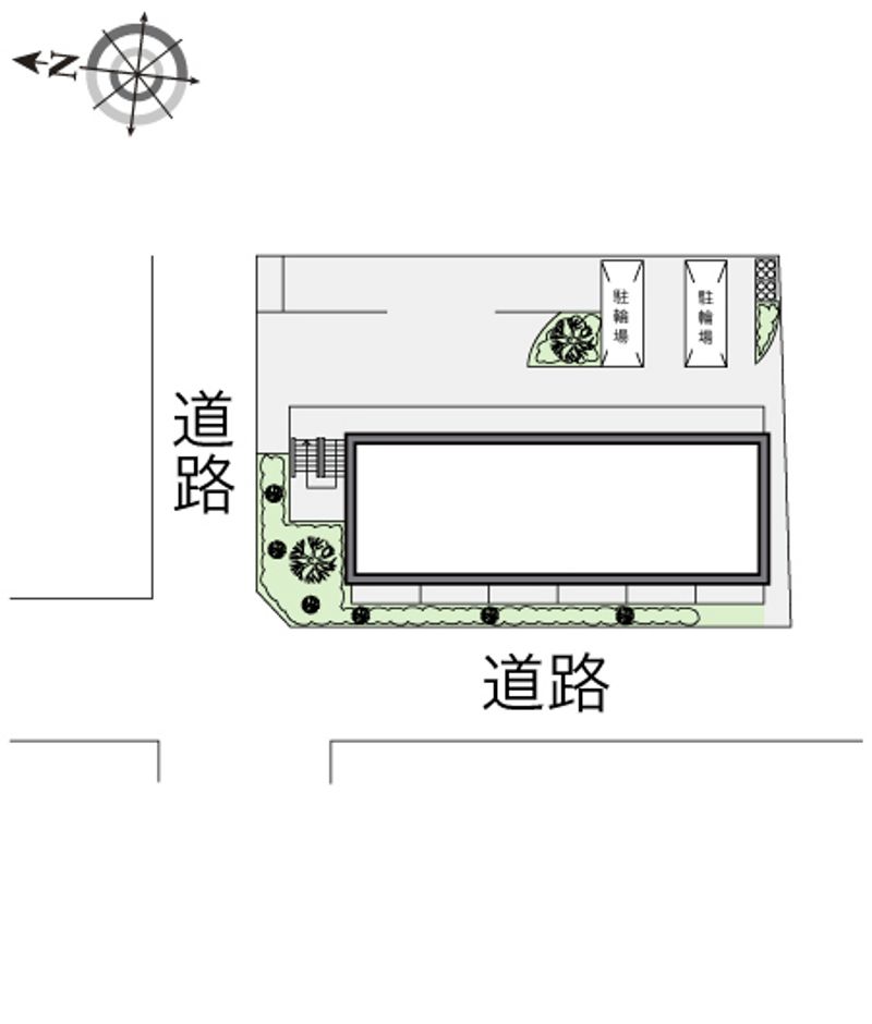 レオパレスエスパシオ２１Ａ 配置図