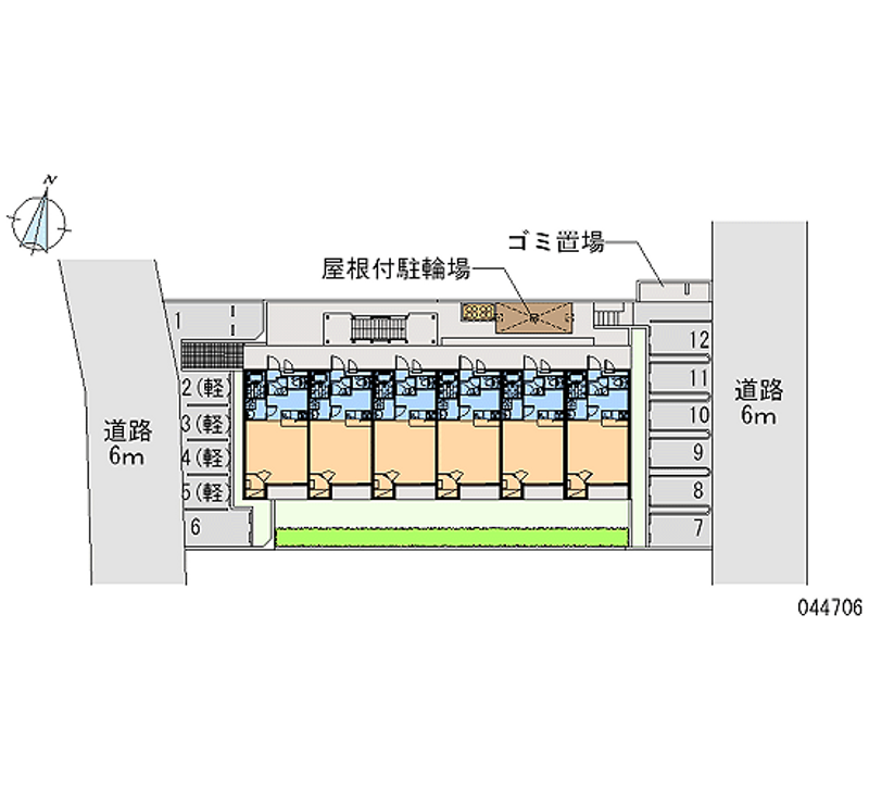 レオネクストツインクルしだみＢ 月極駐車場