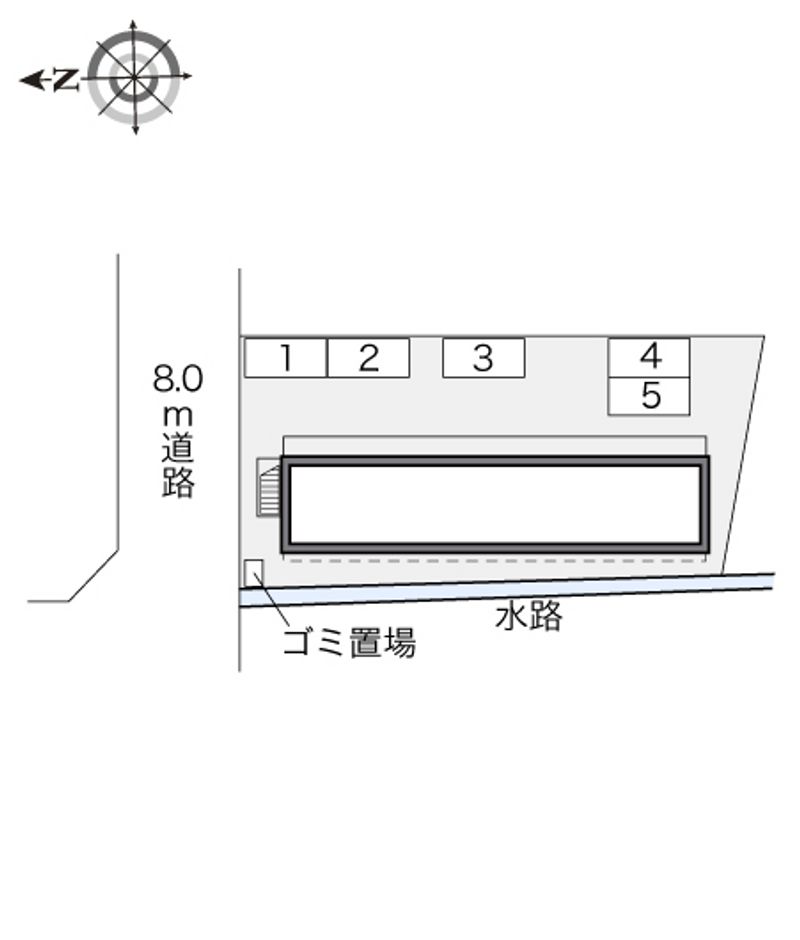 レオパレスグランシア 配置図