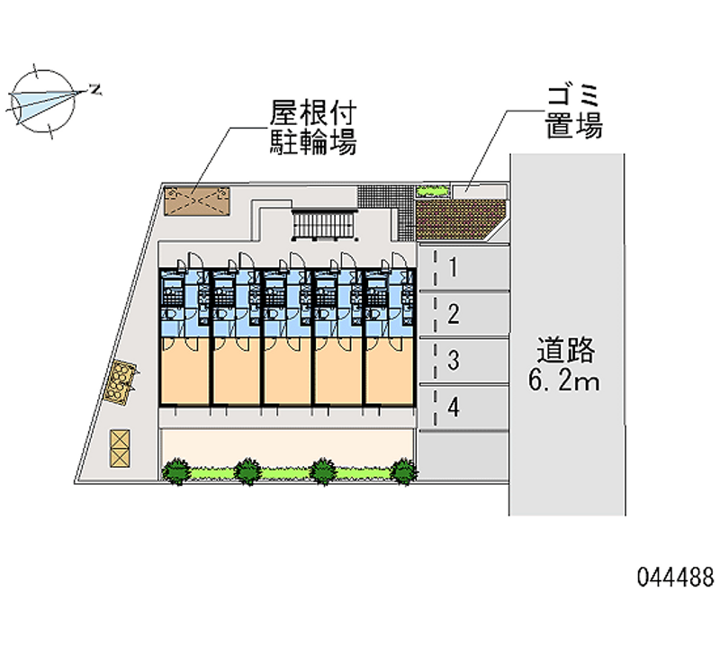 レオパレス久後崎 区画図