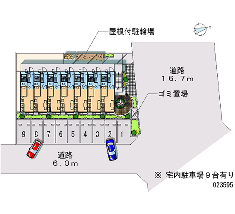 23595 bãi đậu xe hàng tháng