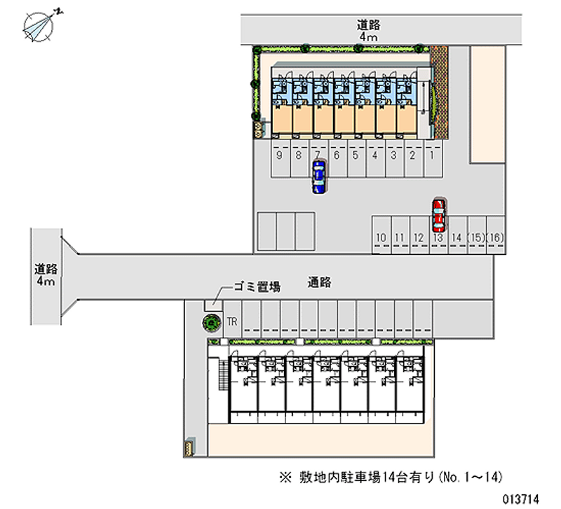 13714月租停车场