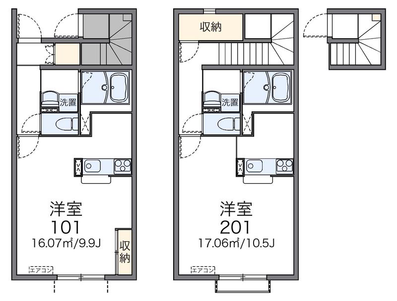 レオネクストはぶ 間取図